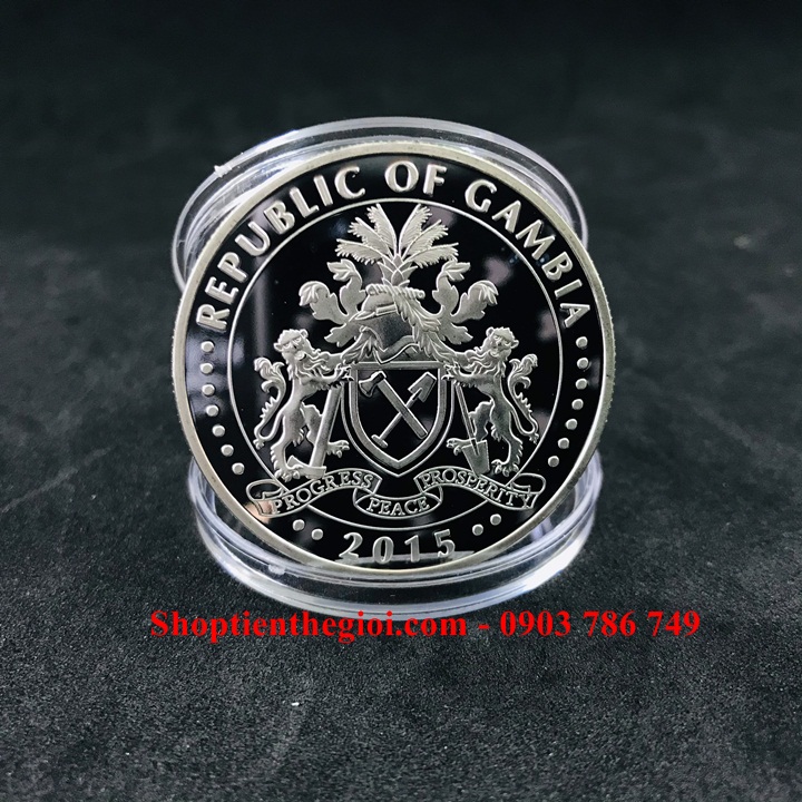 Xu hình con Khỉ Gambia 1000 Dalasis 2015 - SP005213